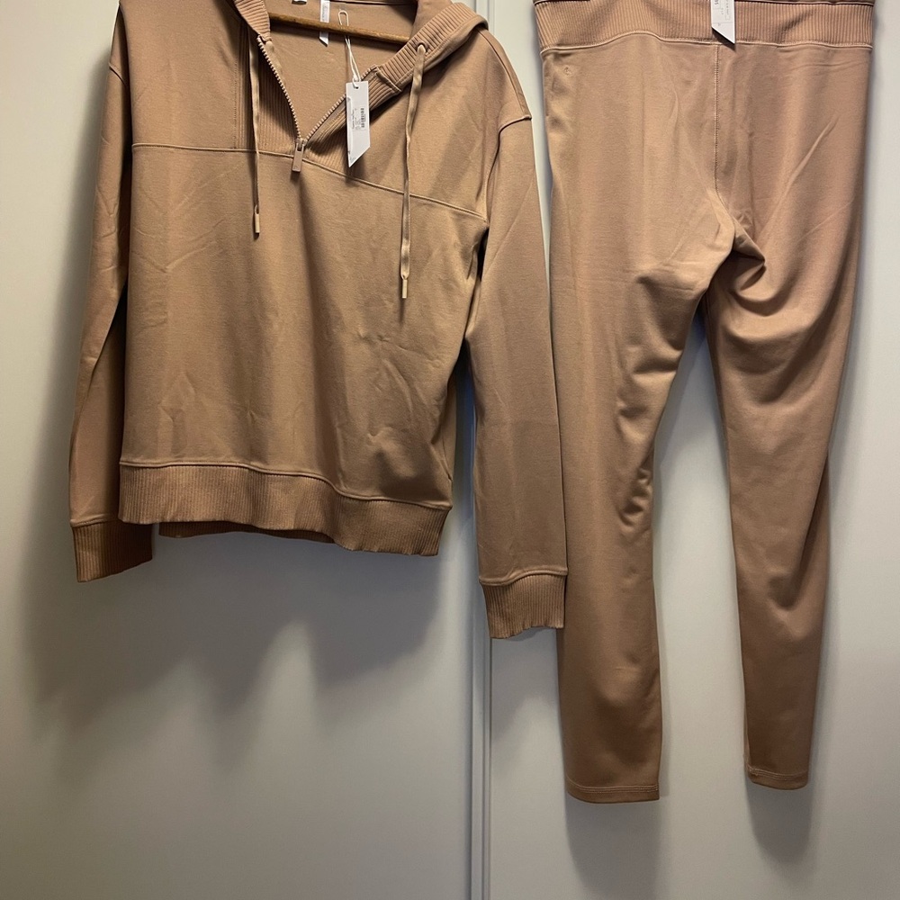 Travis Mathew Beige Hoodie and matching pants